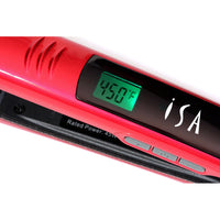 ISA Professional Digital Titanium Flat Iron Hair Straightener